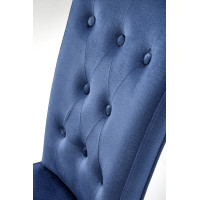 Jedálenská stolička NEW ENGLAND - dub medový/tmavo modrá