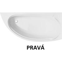 Asymetrická vaňa MINI