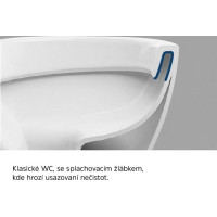 WC komplet pre sadrokartón s príslušenstvom - WC 36x49,6 cm