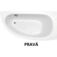 Asymetrická vaňa MILENA