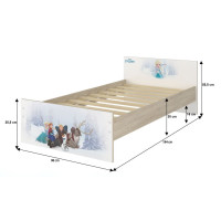 Detská posteľ MAX - 180x90 cm - Gabi - Pandy