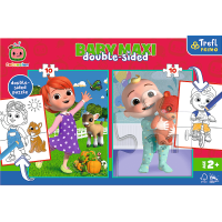 TREFL Obojstranné puzzle Cocomelon: Priatelia BABY MAXI 2x10 dielikov