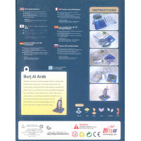 CLEVER&HAPPY 3D puzzle Burj Al Arab 30 dielikov
