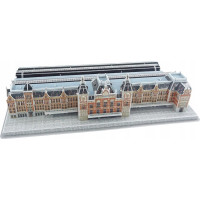 3D puzzle Hlavná stanica v Amsterdame 81 dielikov
