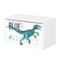 Detská truhla na hračky Jurský svet - Blue