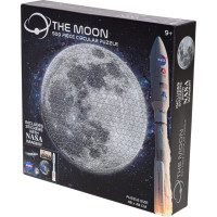 Okrúhle puzzle Nasa: Mesiac 500 dielikov