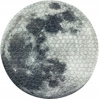 Okrúhle puzzle Nasa: Mesiac 500 dielikov