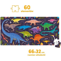 CZUCZU Panoramatické puzzle Dinosaury 60 dielikov