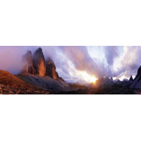 HEYE Panoramatické puzzle Tre Cime, Dolomity, Taliansko 1000 dielikov