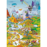 HEYE Puzzle Cartoon Classics: Idylka pri jazere 1000 dielikov