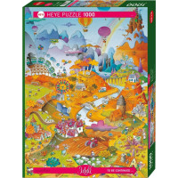 HEYE Puzzle Cartoon Classics: Idylka pri poli 1000 dielikov