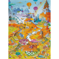HEYE Puzzle Cartoon Classics: Idylka pri poli 1000 dielikov