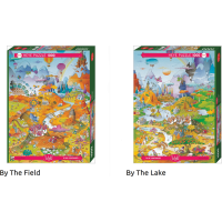 HEYE Puzzle Cartoon Classics: Idylka pri poli 1000 dielikov