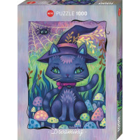 HEYE Puzzle Dreaming: Mačka čarodejnica 1000 dielikov