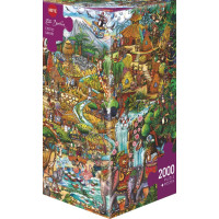 HEYE Puzzle Exotické safari 2000 dielikov