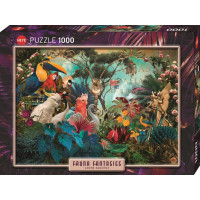 HEYE Puzzle Fauna Fantasies: Vtáčia rozmanitosť 1000 dielikov