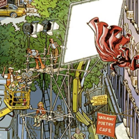 HEYE Puzzle Film o superhrdinoch 2000 dielikov