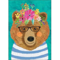 HEYE Puzzle Floral Friends: Nežný Dumla 1000 dielikov