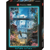 HEYE Puzzle Future Cities: Obchodný okrsok 1000 dielikov