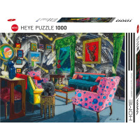 HEYE Puzzle Home: Izba s jeleňom 1000 dielikov