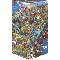 HEYE Puzzle Choďte táboriť! 2000 dielikov