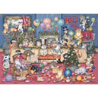 GIBSONS Puzzle Mačacie sviatky 1000 dielikov