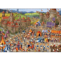 HEYE Puzzle Králičie bitky 1000 dielikov