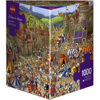 HEYE Puzzle Králičie bitky 1000 dielikov