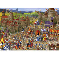 HEYE Puzzle Králičie bitky 1000 dielikov