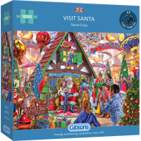 GIBSONS Puzzle Navštívte Santu 1000 dielikov