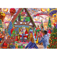 GIBSONS Puzzle Navštívte Santu 1000 dielikov