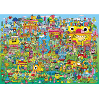 HEYE Puzzle Pens are my Friends: Doodle Village 1000 dielikov