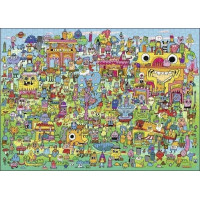 HEYE Puzzle Pens are my Friends: Doodle Village 1000 dielikov