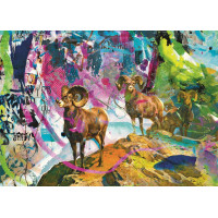 HEYE Puzzle Rebrush! Veľké rohy 1000 dielikov