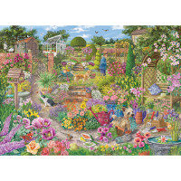 GIBSONS Puzzle Rozkvitnutá záhrada 1000 dielikov