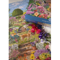 GIBSONS Puzzle Rozkvitnutá záhrada 1000 dielikov