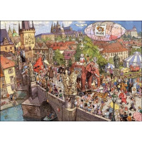 HEYE Puzzle Pouličný sprievod 2000 dielikov