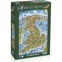 GIBSONS Puzzle To najlepšie z Británie 1000 dielikov