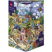 HEYE Puzzle Veselé mestečko 1500 dielikov