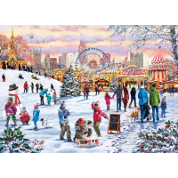 GIBSONS Puzzle Zimný zázrak v Hyde parku 1000 dielikov