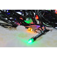Vianočná vonkajšia LED reťaz 5 m - 50 LED - viacfarebná