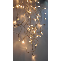 Vianočné LED záves - cencúle - 360 LED - teplá biela