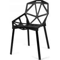 Jedálenská stolička VECTOR - čierna