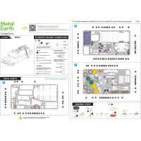 METAL EARTH 3D puzzle Premium Series: Ghostbusters, Ecto-1