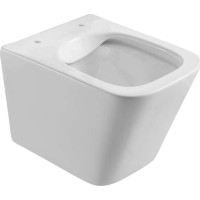 Závesné kapotované WC Smart Flush RIMLESS - 49x34x35 cm + duroplast sedátko SLIM
