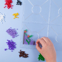 PLAYBOX Podložky pre zažehľovacie korálky 2ks - Štvorce (spojovateľný)