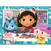 RAVENSBURGER Puzzle Gábinin kúzelný domček 4v1 (12, 16, 20, 24 dielikov)