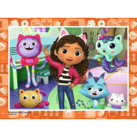 RAVENSBURGER Puzzle Gábinin kúzelný domček 4v1 (12, 16, 20, 24 dielikov)