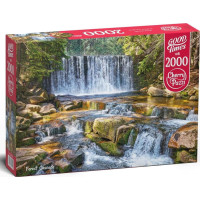 CHERRY PAZZI Puzzle Lesná kaskáda 2000 dielikov