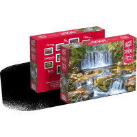 CHERRY PAZZI Puzzle Lesná kaskáda 2000 dielikov